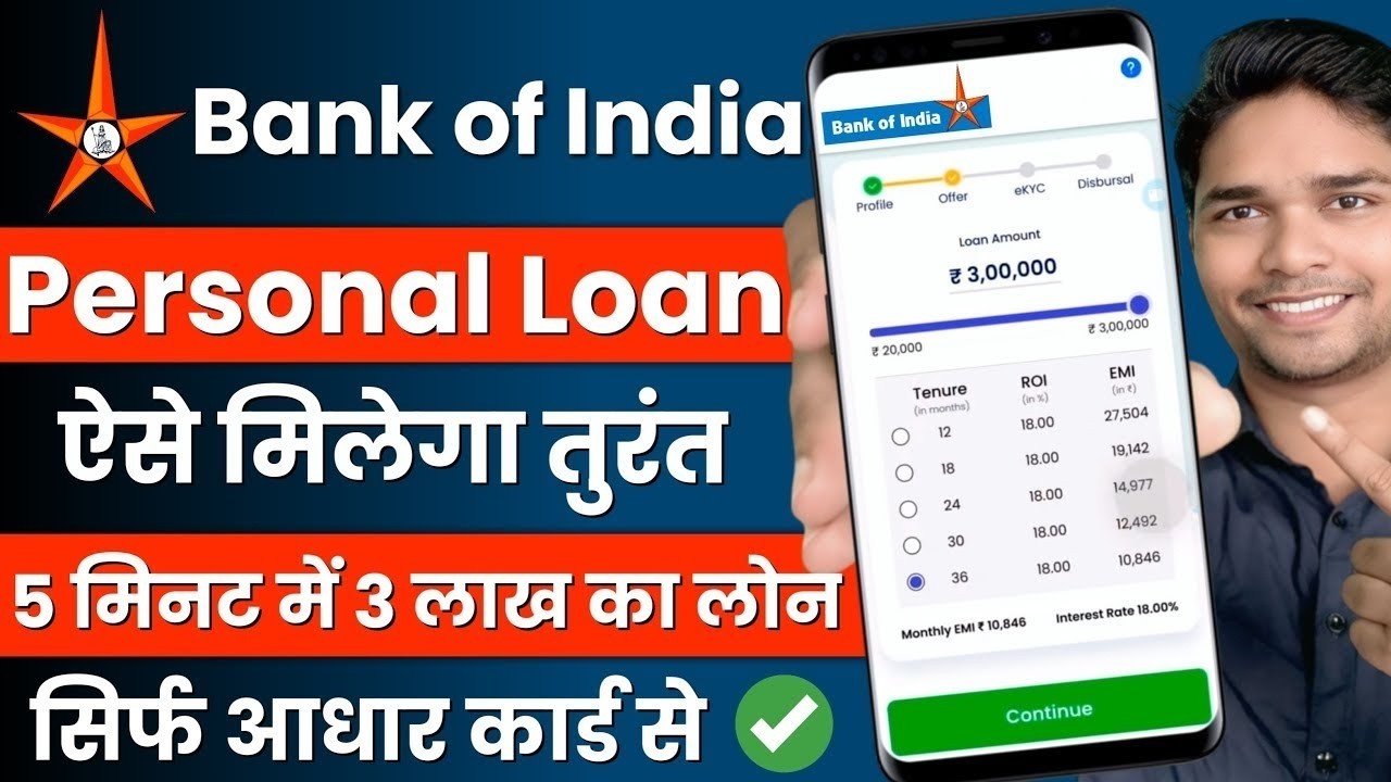 Bank Of India Personal Loan | बैंक ऑफ इंडिया से पर्सनल लोन | BOI Personal Loan – ₹3 लाख तक आसान लोन 2026